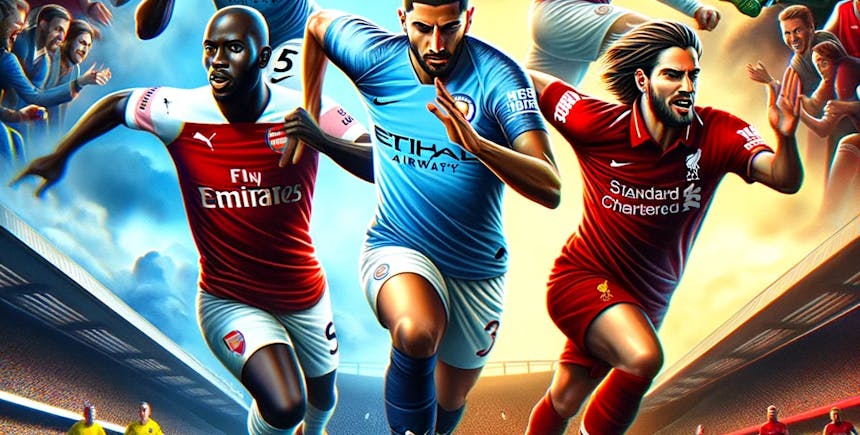 Arsenal and Liverpool close gap on Man City in Premier League title race betting odds