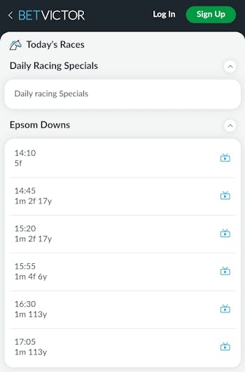 betvictor racing streaming