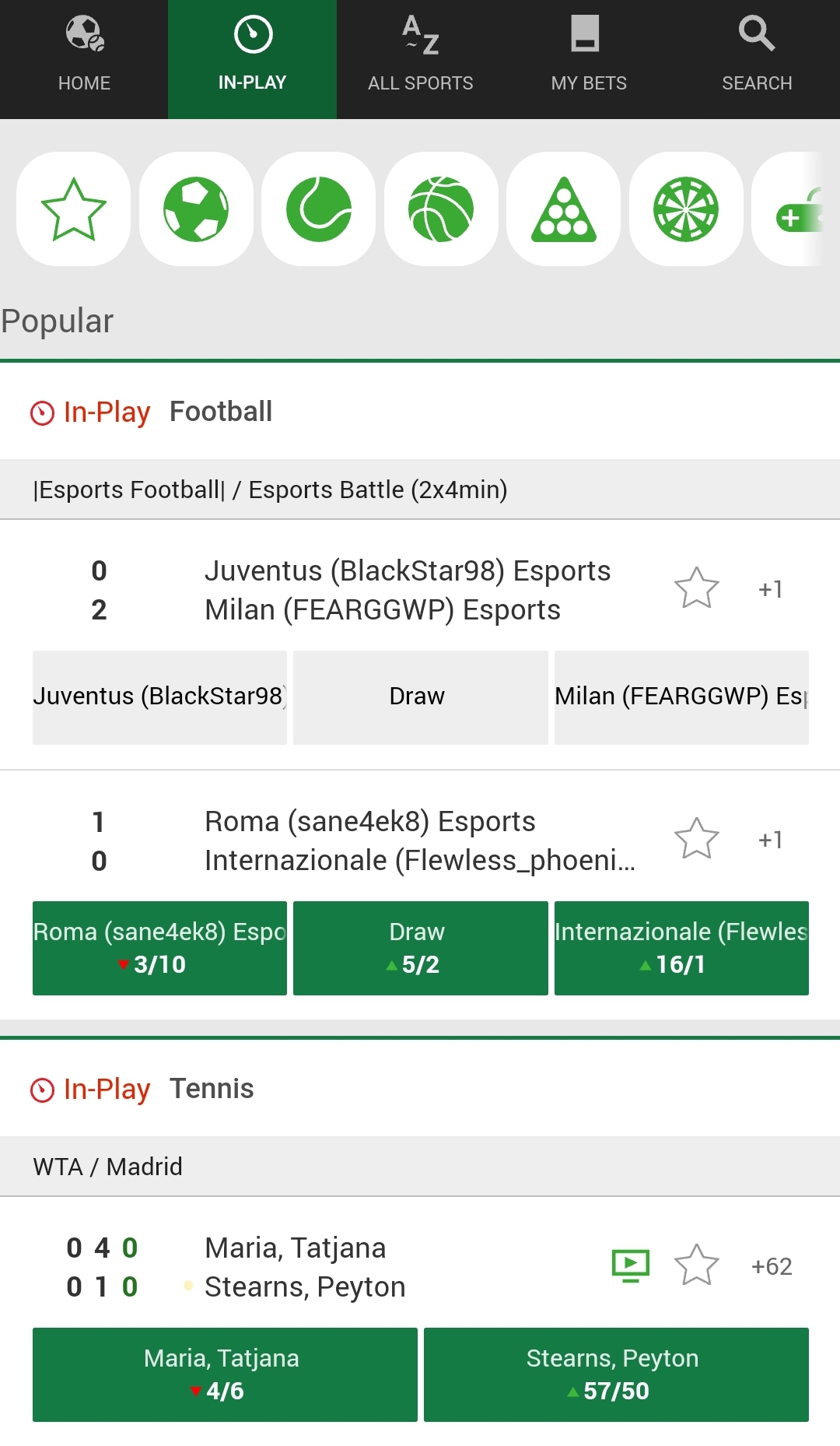 unibet live betting