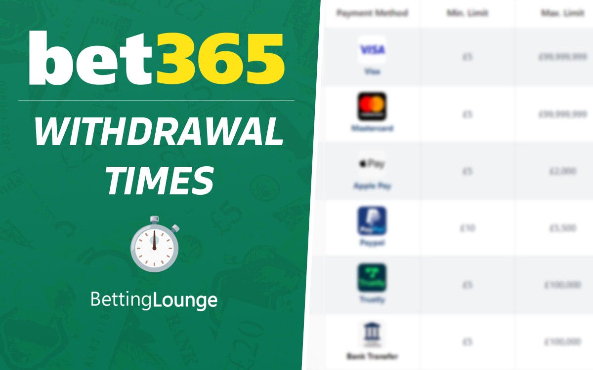 bet365 withdrawal time