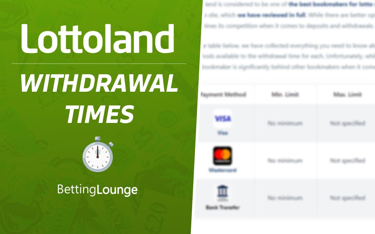 Lottoland withdrawal time