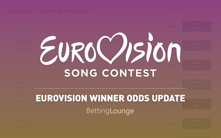 Eurovision winner update odds