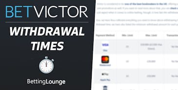 BetVictor withdrawal time