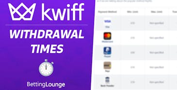 Kwiff withdrawal time