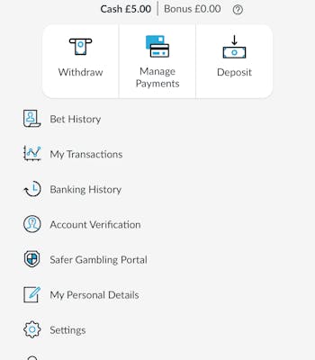 BetVictor Withdrawal 1
