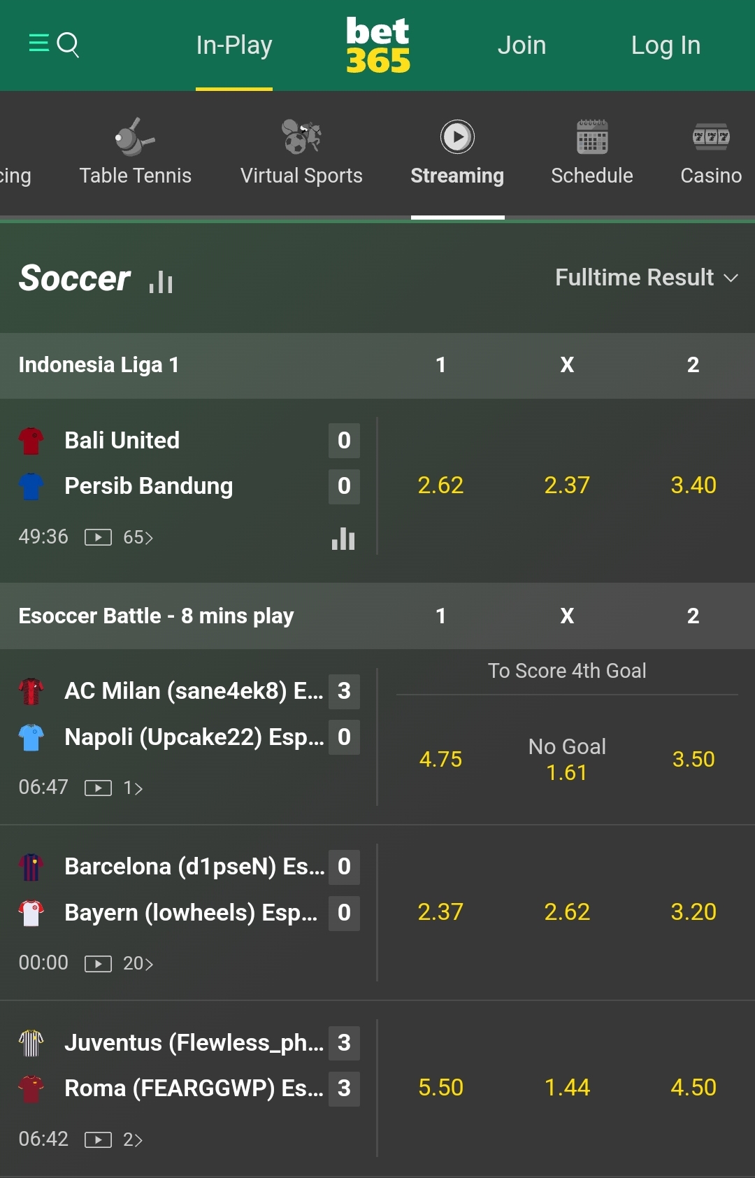 bet365 streaming 2