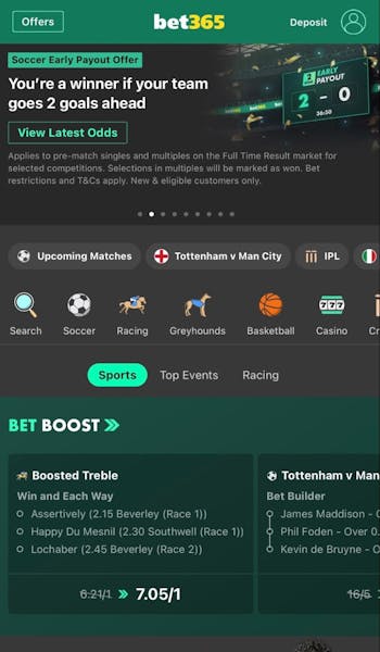 bet365 deposit 1