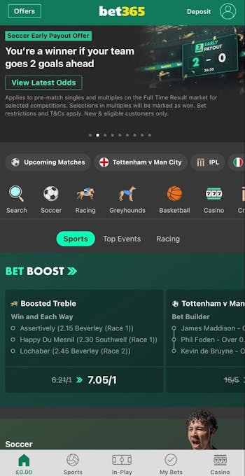 bet365 deposit 1