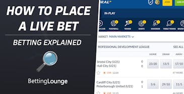 How to place a live bet