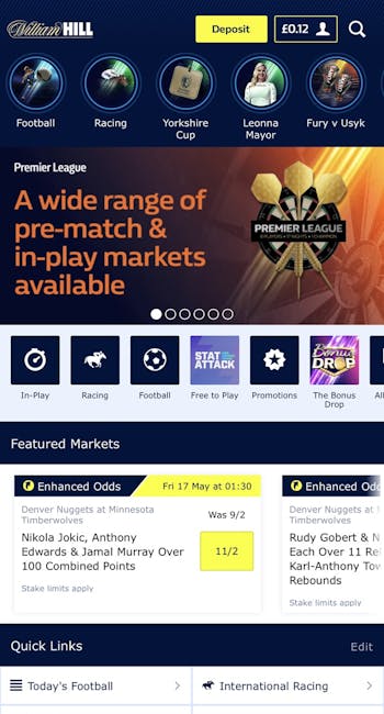 William Hill Deposit 1