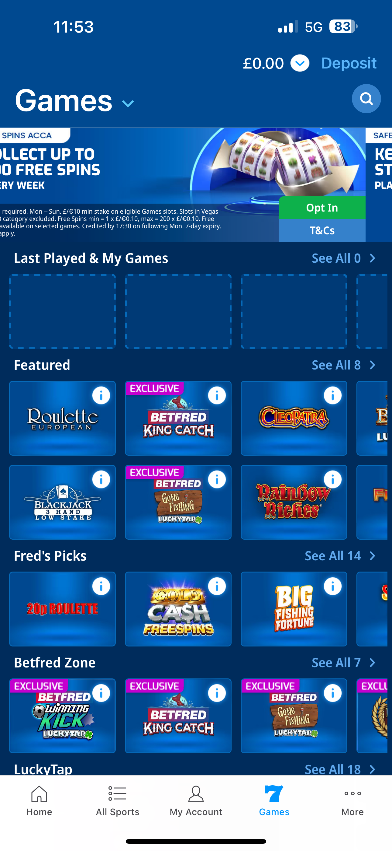 betfred app casino