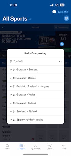 betfred app radio commentary