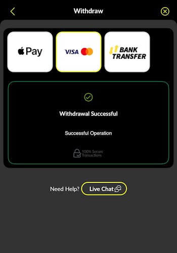 Parimatch withdrawal 4