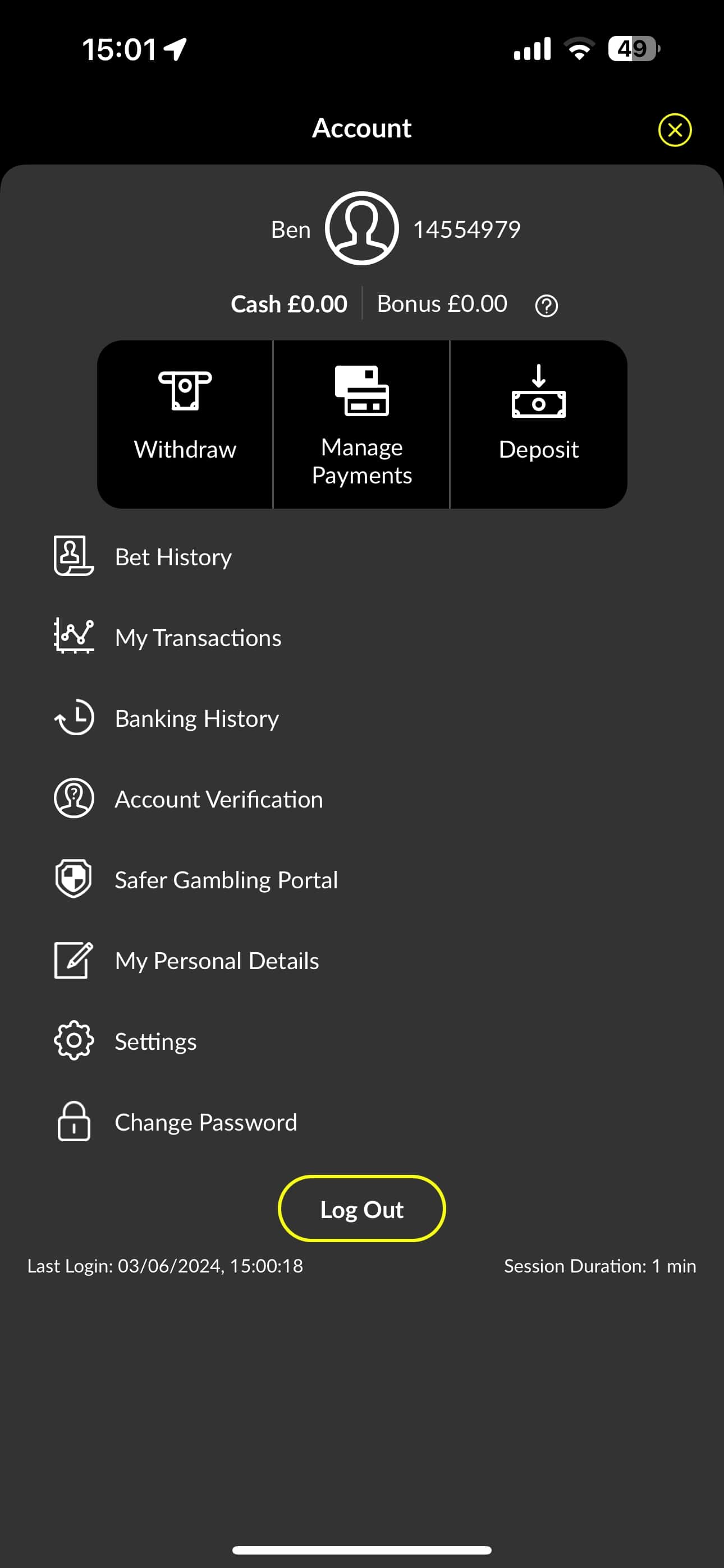 Parimatch withdrawal 1