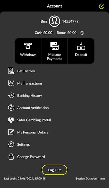 Parimatch withdrawal 1