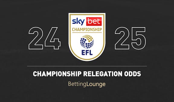 championship relegation odds 2024-25