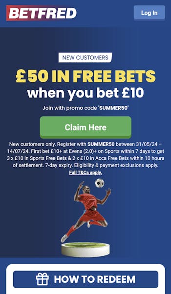 Betfred promo code process 1