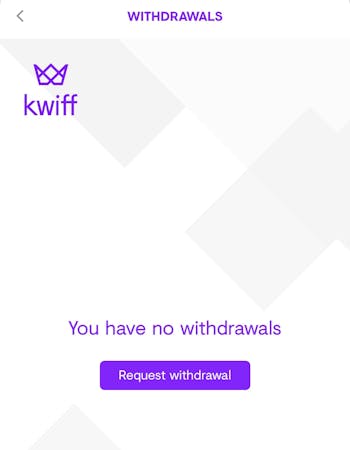 Kwiff withdrawal 2