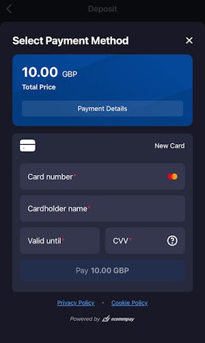 CopyBet deposit 4