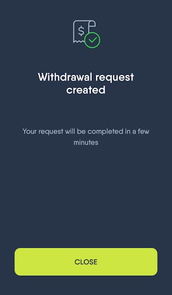 CopyBet withdrawal 3