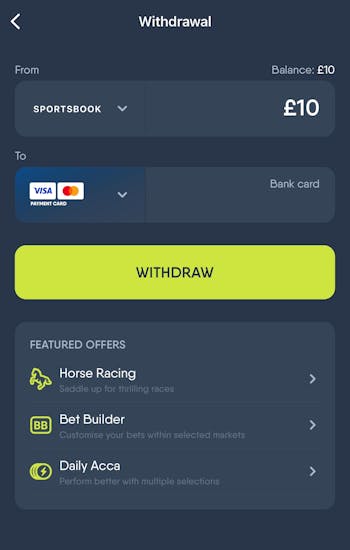 CopyBet withdrawal 2