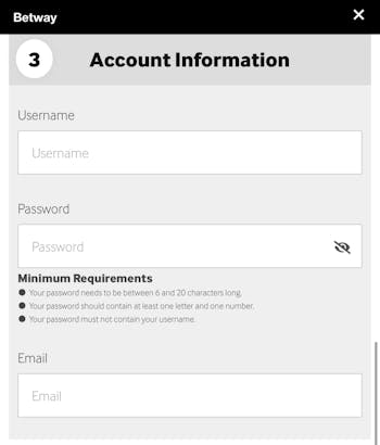Betway registration app 4