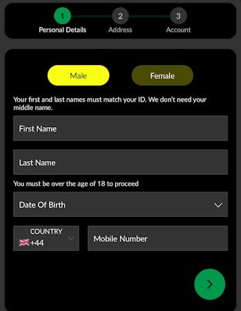 Parimatch sign-up 2