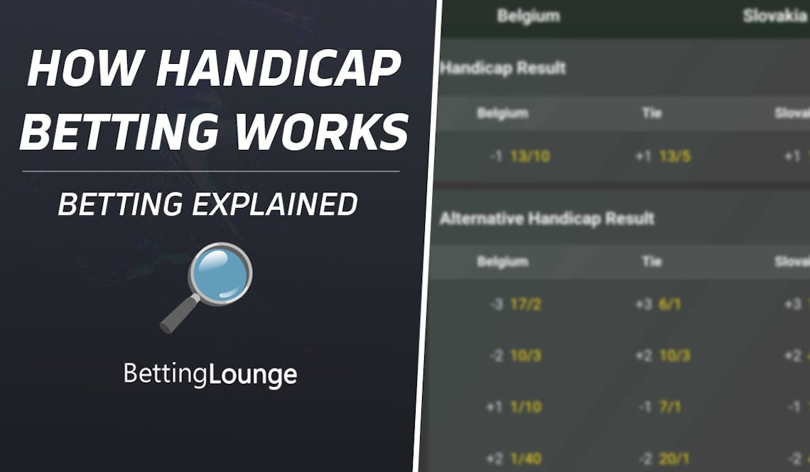 Handicap betting explained