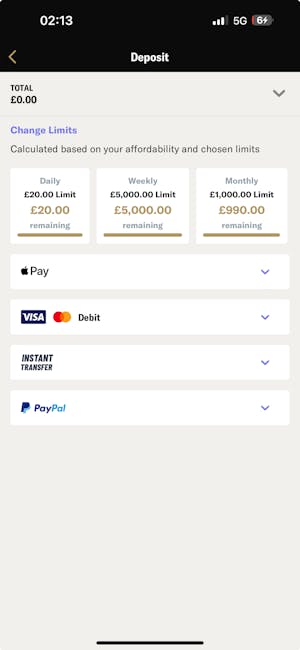 BetMGM Deposit Method