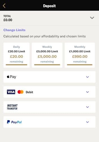 BetMGM Deposit Method