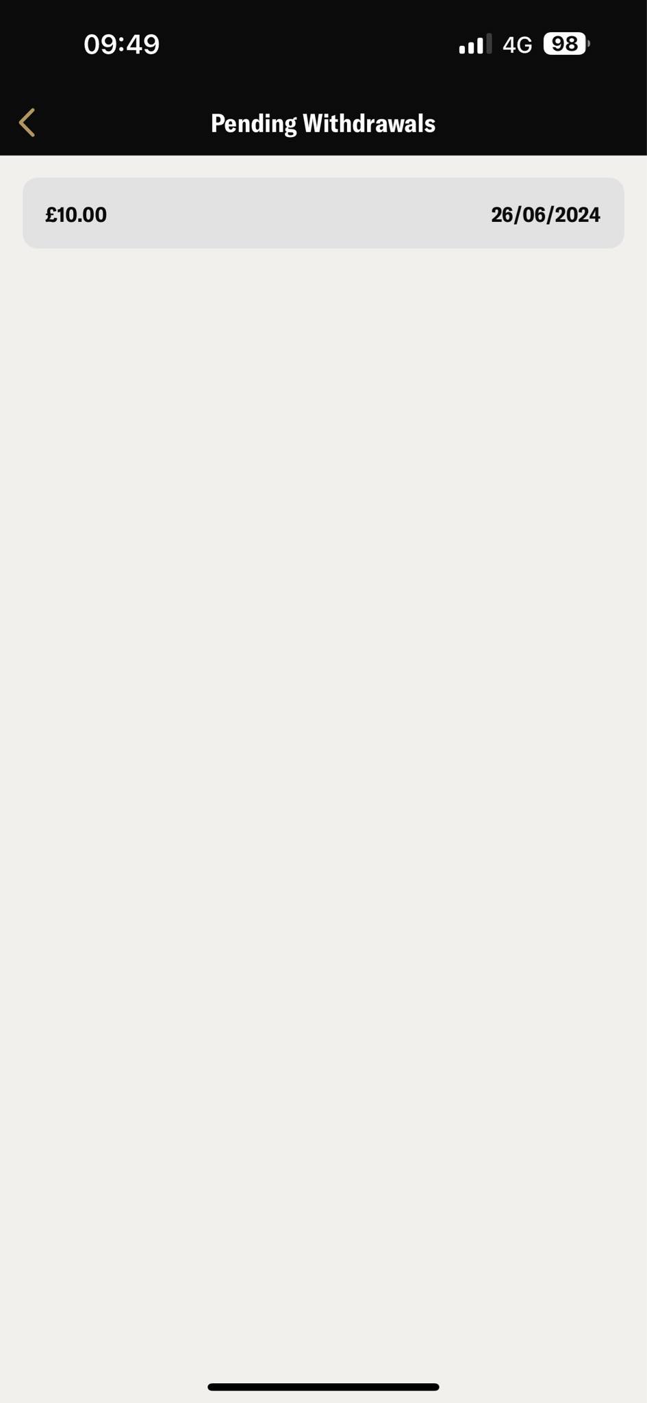 BetMGM pending withdrawal