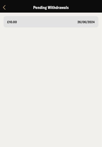 BetMGM pending withdrawal