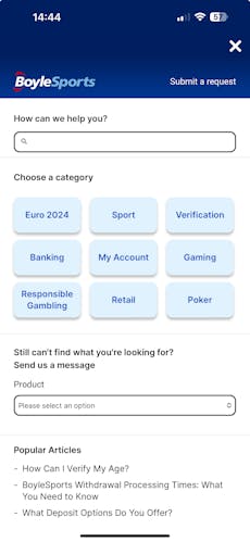 BoyleSports HELP
