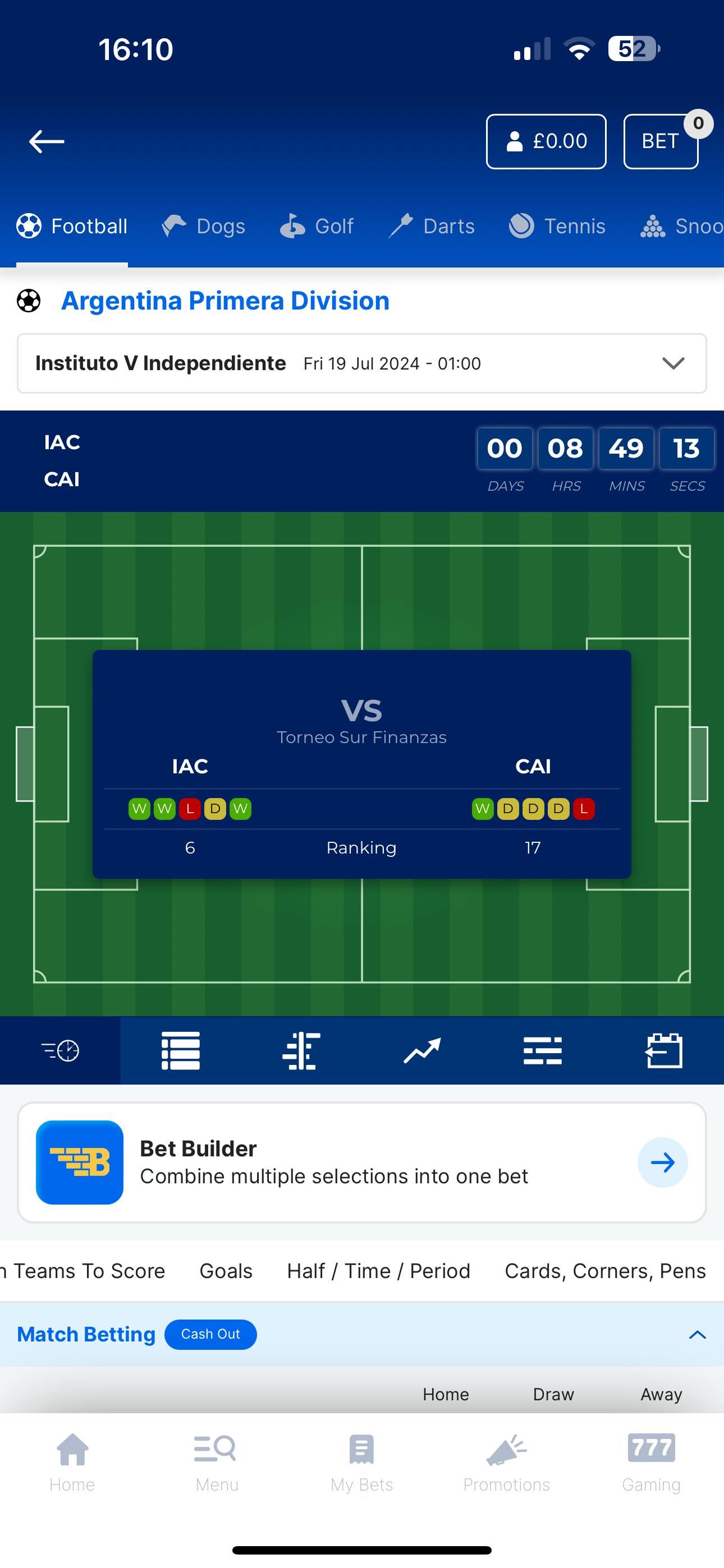 BoyleSports STATS Football