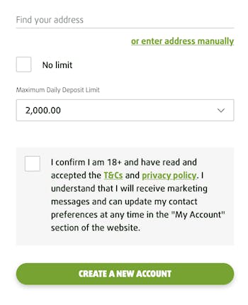 Lottoland registration
