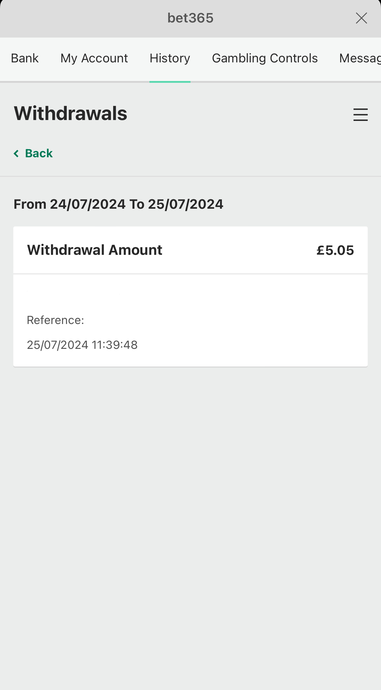Bet365 Withdrawal Status