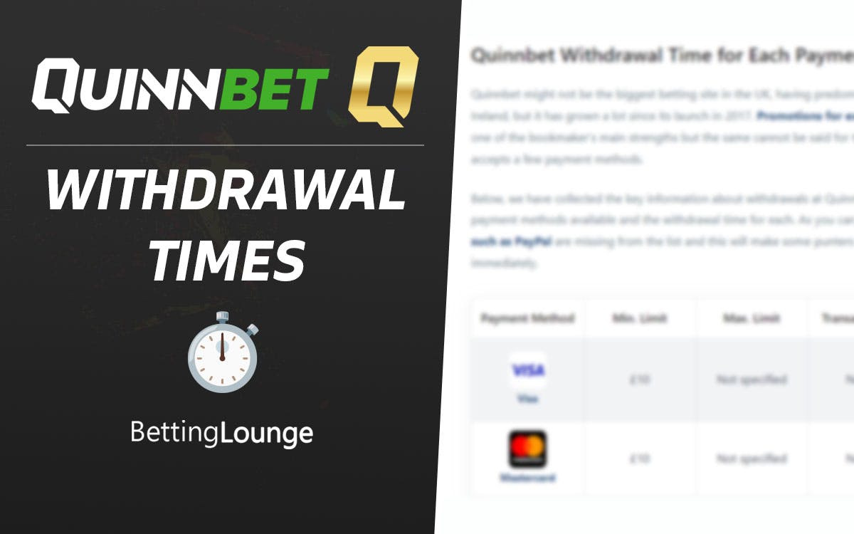 Quinnbet withdrawal time