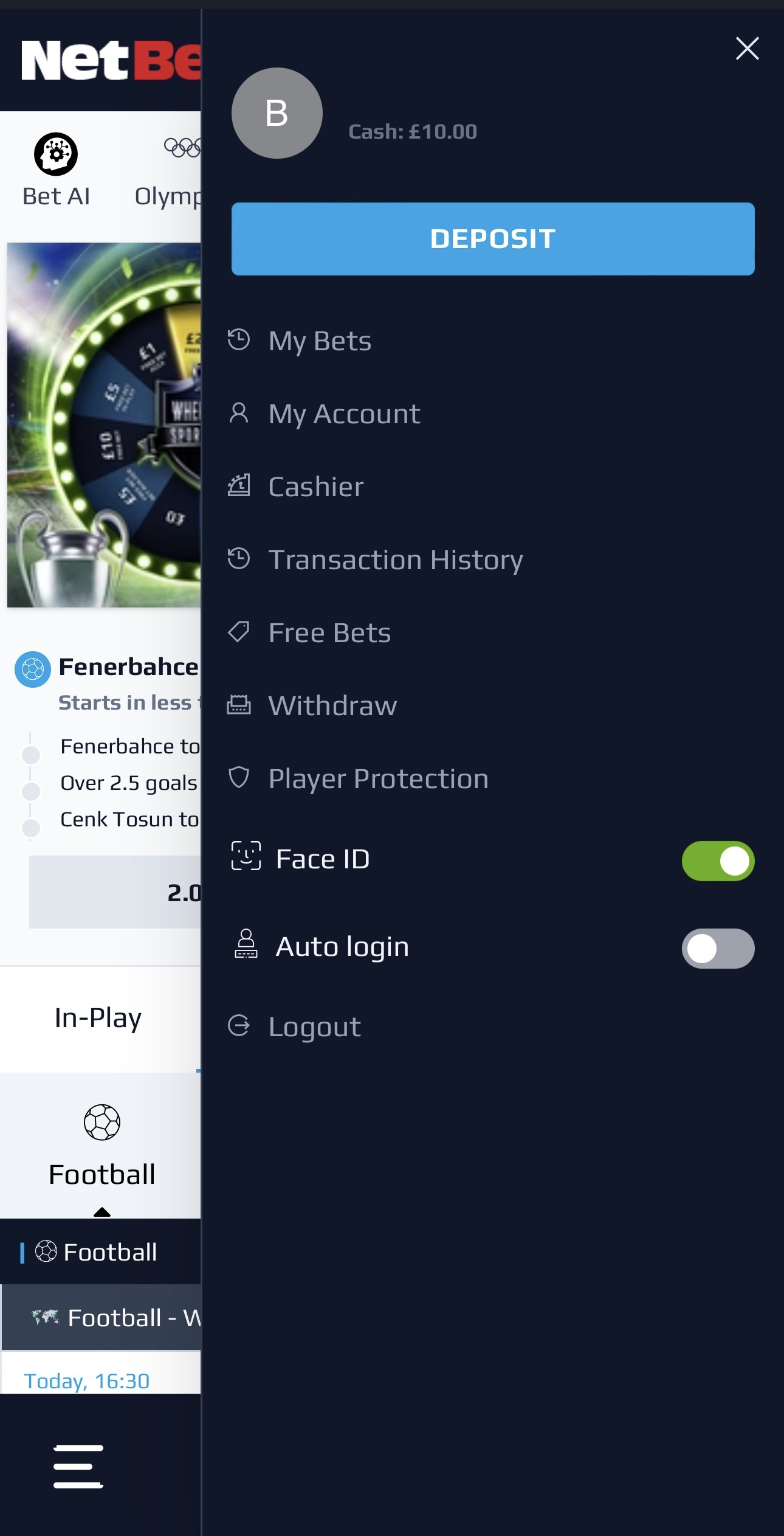 NetBet Withdraw 1