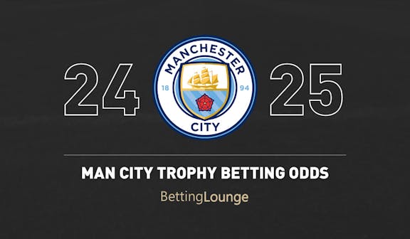 Manchester City trophy betting odds