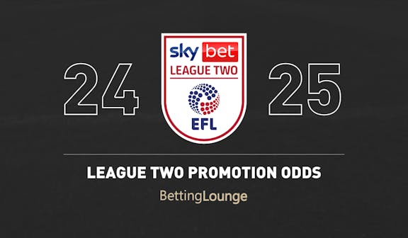 League Two promotions odds