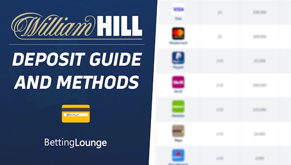 William Hill deposit guide