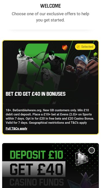 unibet welcome offers