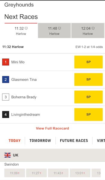 Fitzdares greyhound racing