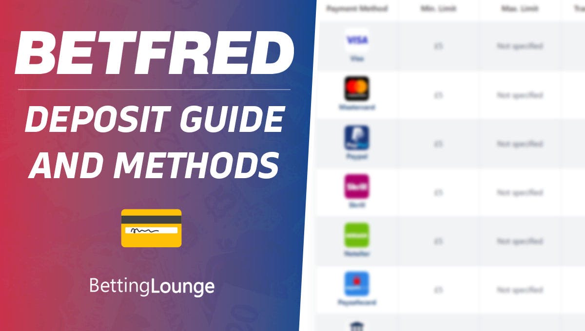 Betfred deposit guide