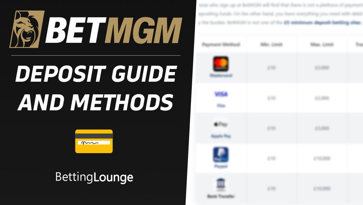 BetMGM deposit guide