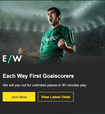 bet365 each-way first goalscorer