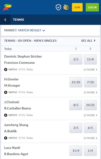 Coral tennis streaming