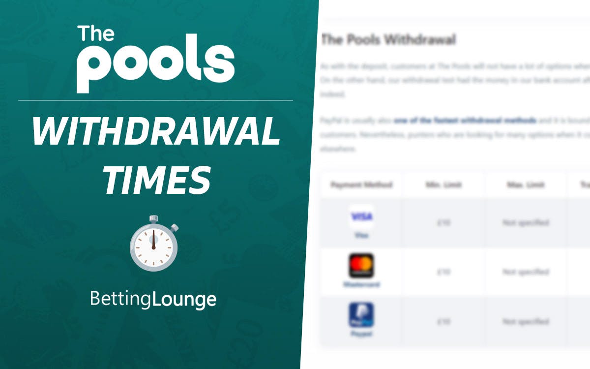 the pools withdrawal times