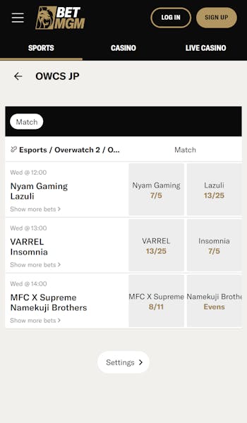 BetMGM Overwatch