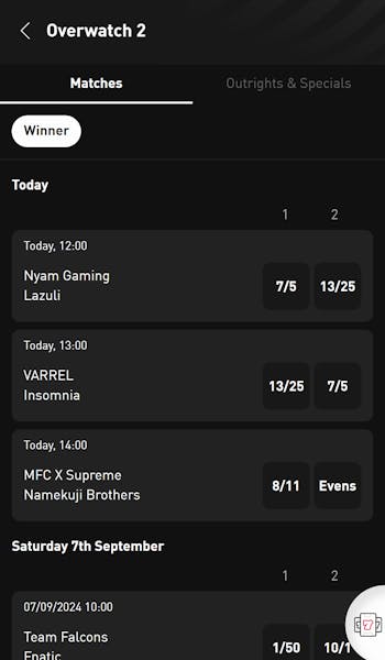 LiveScore Bet Overwatch